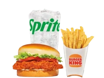 Burger King Spicy Royal Crispy Chicken Meals Price Nutrition and Allergen Spicy Royal Crispy Chicken Meals