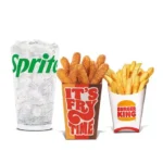 Burger King 8 Pc. Mozzarella Fries Meal Price Nutrition and Allergen Mozzarella Fries Meal
