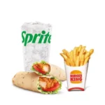 Burger King Two Royal Crispy Wraps Meal Price Nutrition and Allergen Two Royal Crispy Wraps Meal