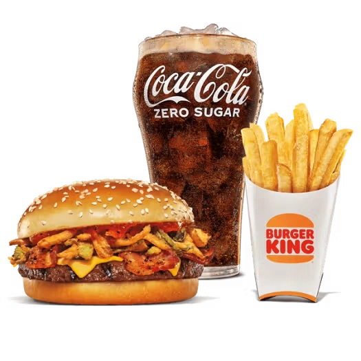 Impossible™ Maple Bourbon BBQ Whopper® with Bacon Meal