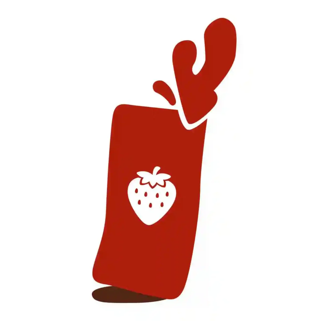 Strawberry Jelly Packet
