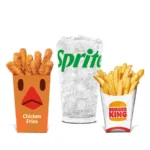 Burger King 8 Pc. Chicken Fries Meal Small Price Nutrition and Allergen 8 Pc. Chicken Fries Meal Small