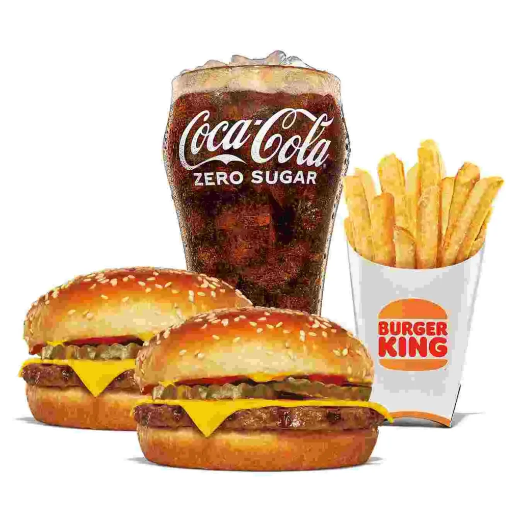 Two Cheeseburger Meal Medium